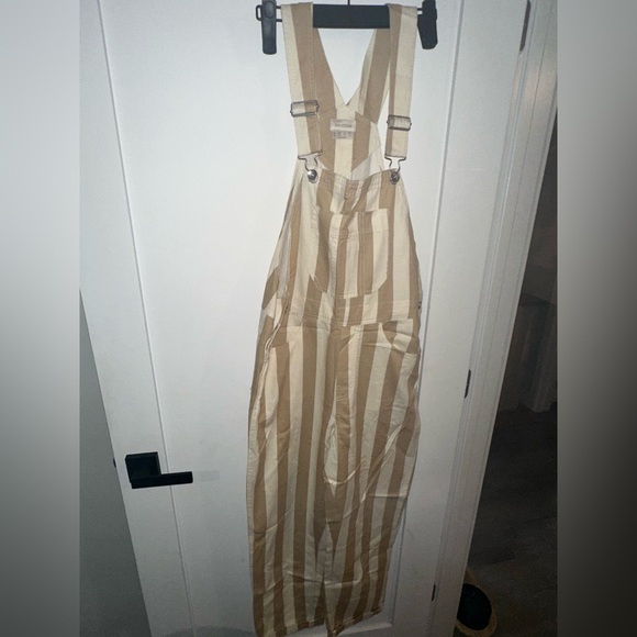 Brixton Striped Overalls - Picture 8 of 8